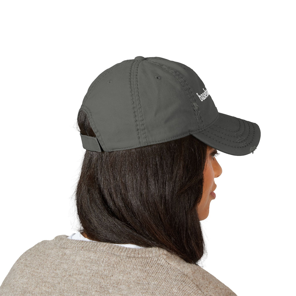 baseball mama Dad Hat | Distressed Embroidered Baseball Mom Cap