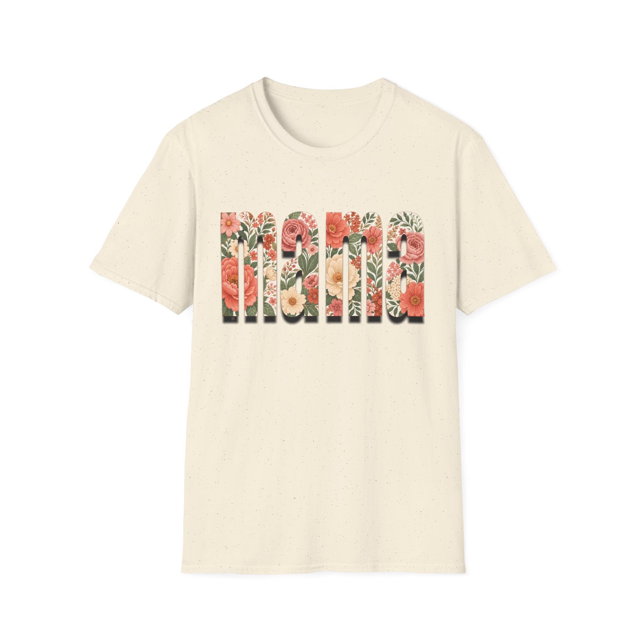 Momma floral letters T-Shirt | Mother’s Day floral typography tee
