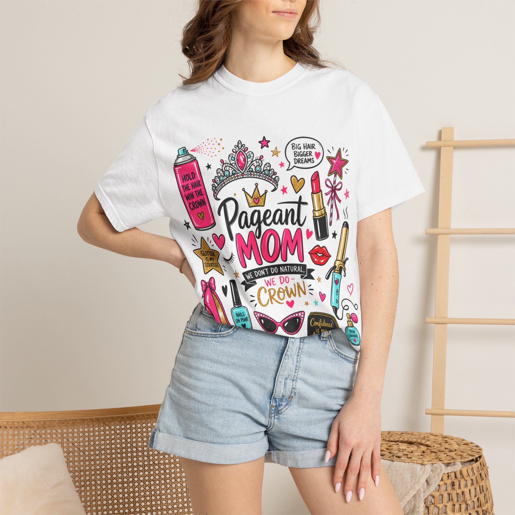 Pageant Mom shirt | Pageant Mom T-Shirt, Crown and Glam Design