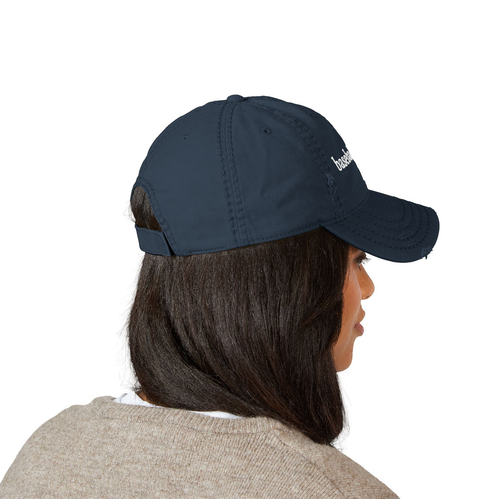 baseball mama Dad Hat | Distressed Embroidered Baseball Mom Cap