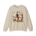 Hello Fall cozy autumn collage Sweatshirt | pumpkin, boots, coffee